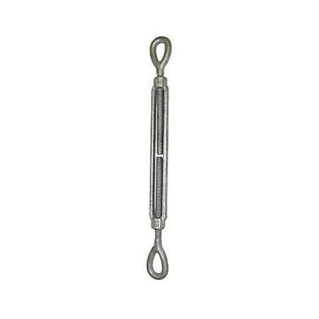 CM Eye And Eye Turnbuckle, EyeEye, 12 In Thread, 2200 Lb Working, 9 In Take Up 0809EE